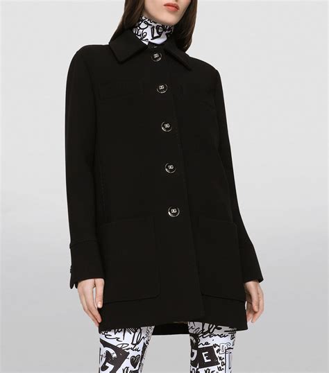 bonnet dolce gabbana|Dolce & Gabbana Wool Coats for Women .